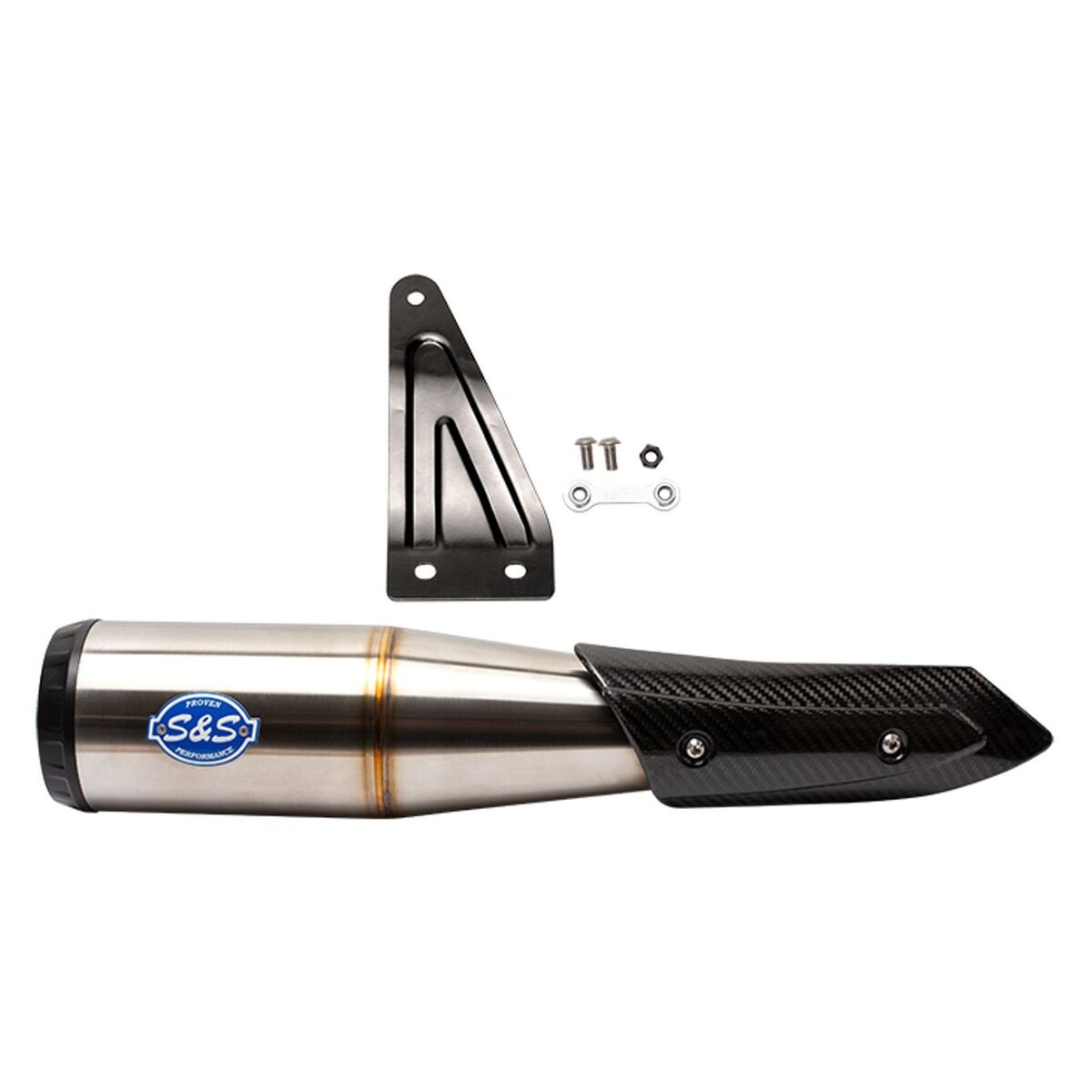 S&S Grand National Slip-On Exhaust for the Indian FTR 1200 (Flat Track